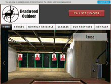 Tablet Screenshot of deadwoodgunsandammo.com